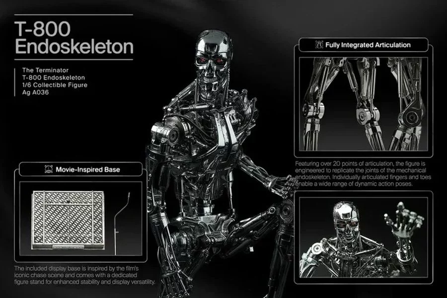 Figurka T-800 Endoskeleton - Terminator 1/6 Action Figure 