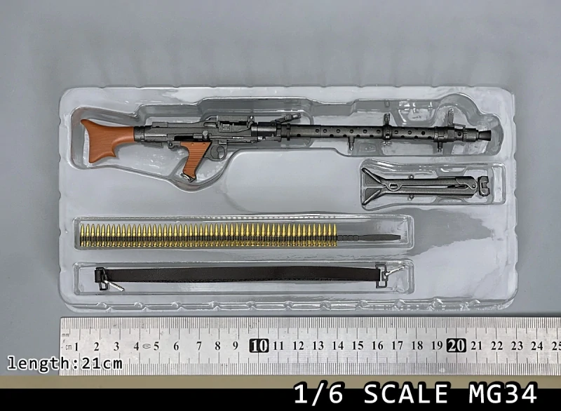 Zbraň pro 1/6 figurky - MG34 Machine Gun 