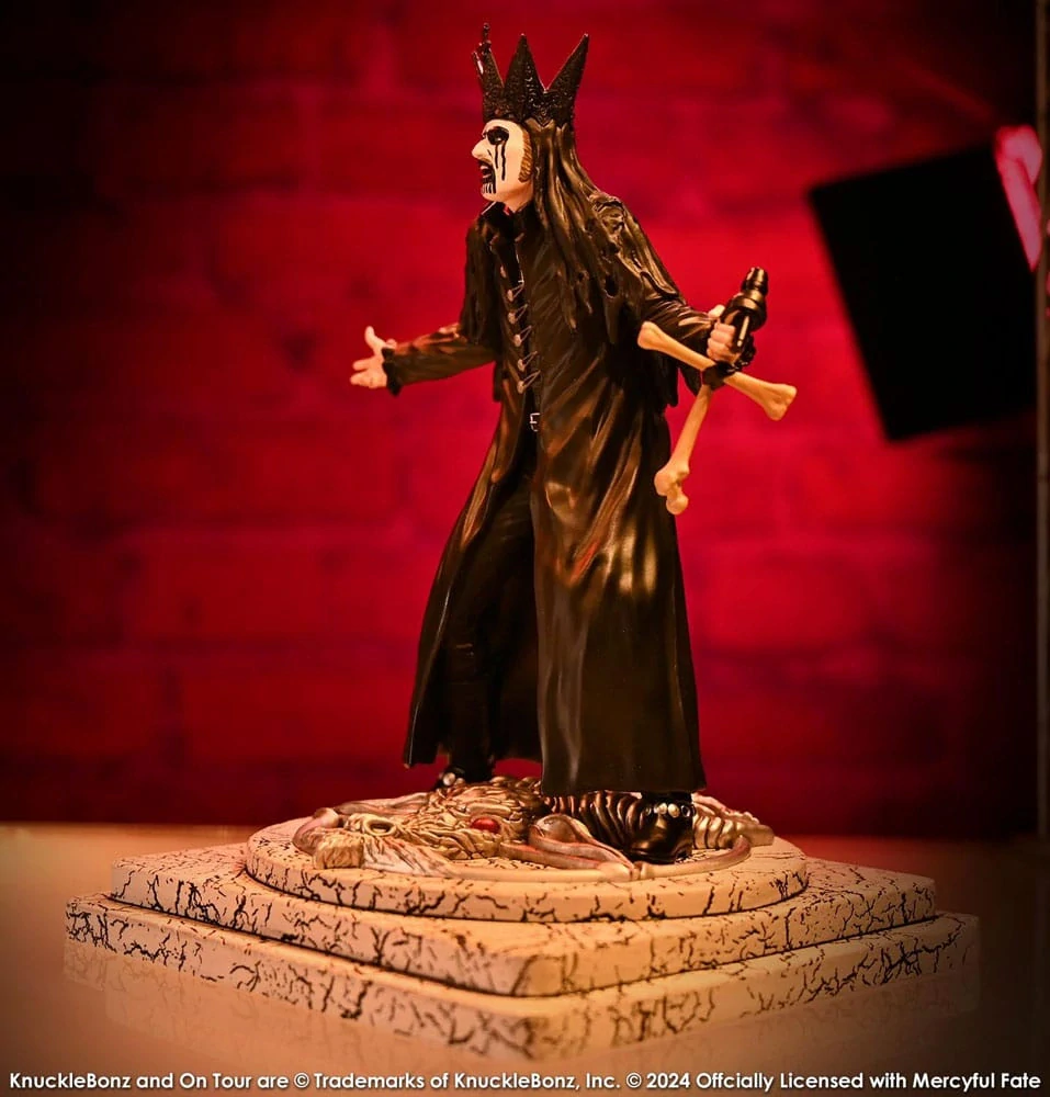 Soška King Diamond III (Black Version) - Mercyful Fate Rock Iconz Statue