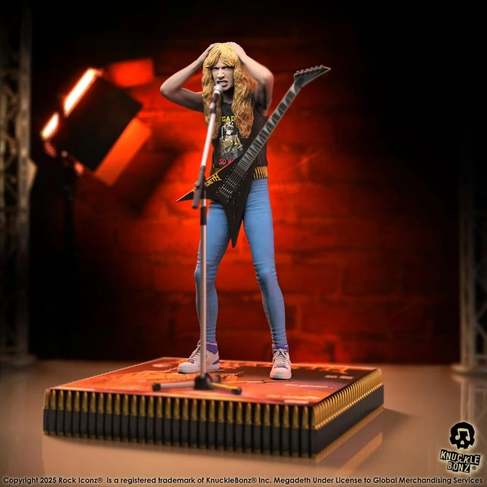 Soška Dave Mustaine II - Megadeth Rock Iconz Statue