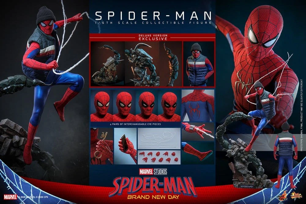 Figurka Spider-Man (Deluxe Version) - Marvel Spider-Man: Brand New Day Action Figure 1/6