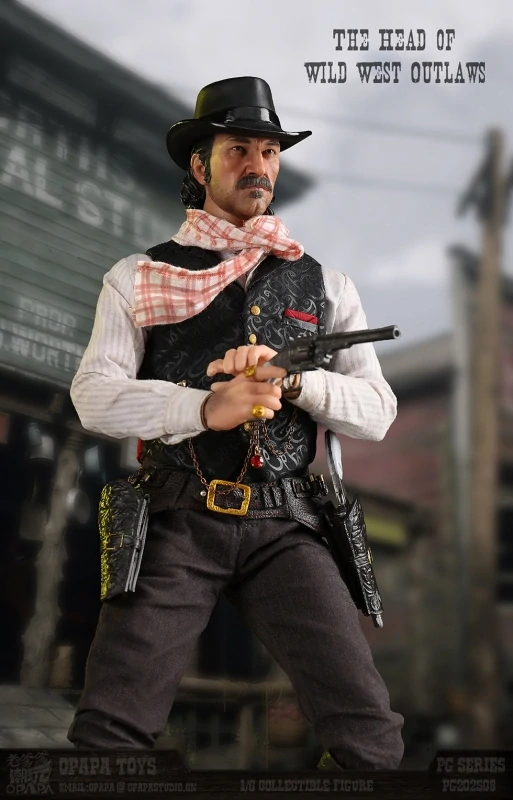 Figurka Dutch Van Der Linde (The Head Wild West Outlaws) - Red Dead Redemption Action Figure 1/6