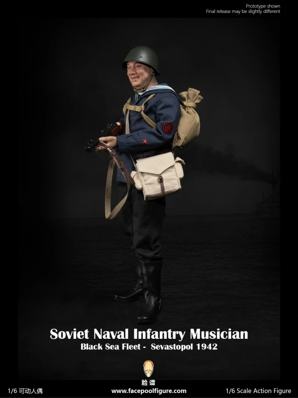 Figurka Soviet Naval Infantry Musician - Black Sea Fleet Sevastopol 1942 Action Figure 1/6