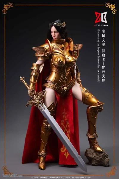 Figurka Isabella (Alloy Imperial Empress Standard-Bearer Isabella) - Warhammer 40,000: Inquisitor 1/6 Action Figure