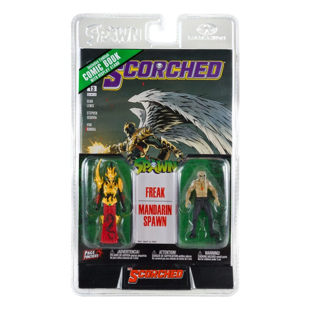 Figurky Freak & Mandarin Spawn - Spawn Action Figure 2-Pack with Comic Book