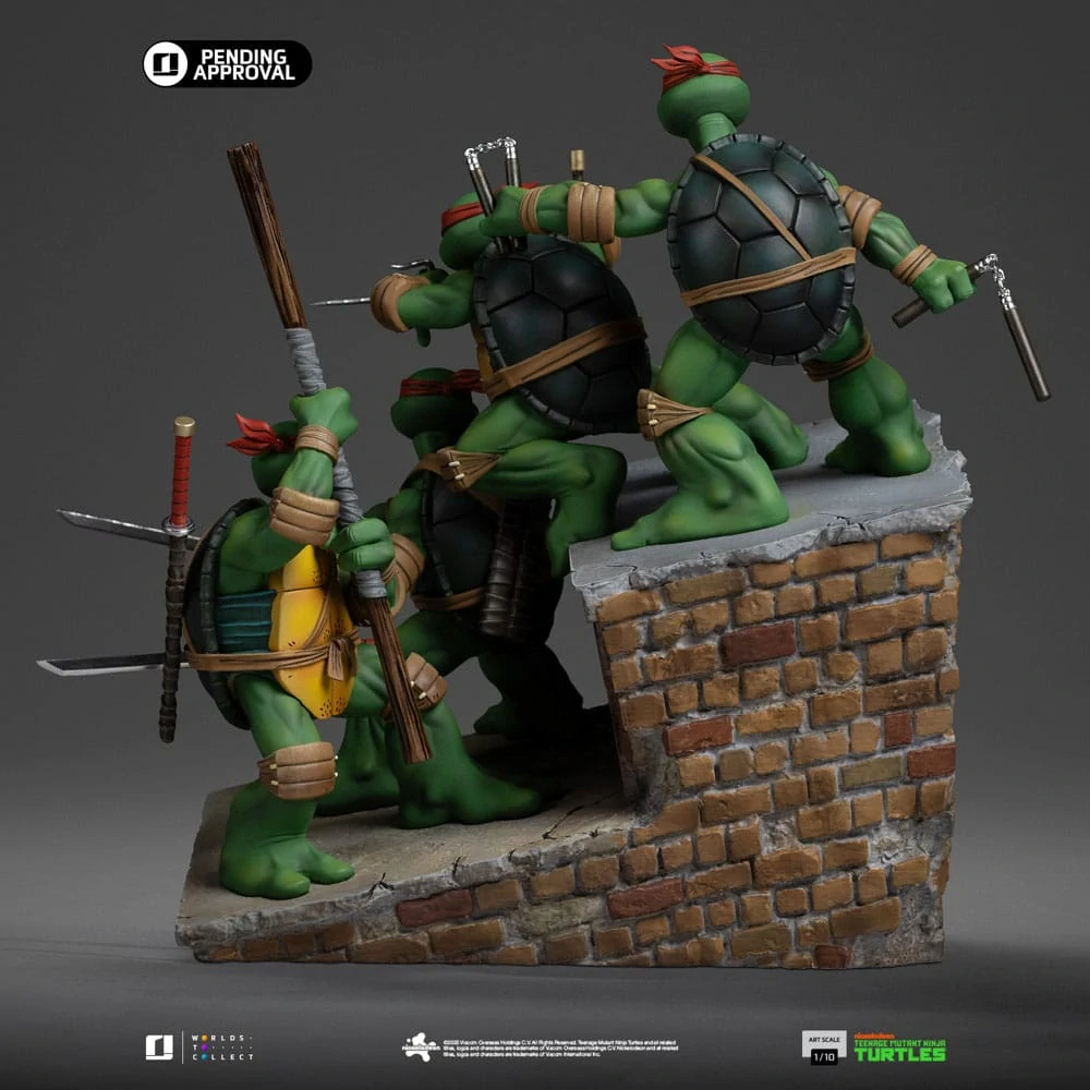 Soška Teenage Mutant Ninja Turtles Art Scale Statue 1/10 Kevin Eastman Version