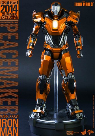 Figurka Iron Man Mark XXXVI Peacemaker - Iron Man 3 Summer Exclusive 2014 Figure 1/6