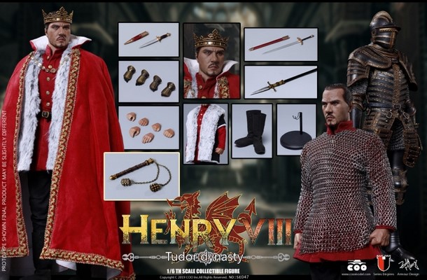 Figurka Henry VIII (Tudor Dynasty Version) 1/6 Action Figure