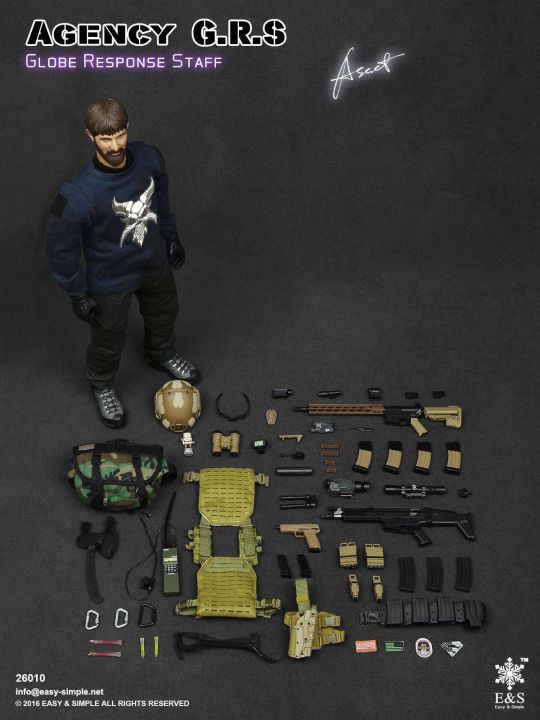 Figurka Globe Response Staff - Agency G.R.S. 1/6 Action Figure