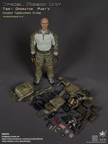 Figurka Sharpshooter Combat Applications Group - Tier 1 Operator Part V 1/6 Action Figure