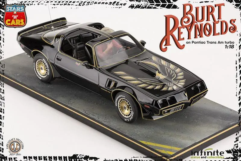Soška BURT REYNOLDS ON PONTIAC 1/18 RESIN STATUE