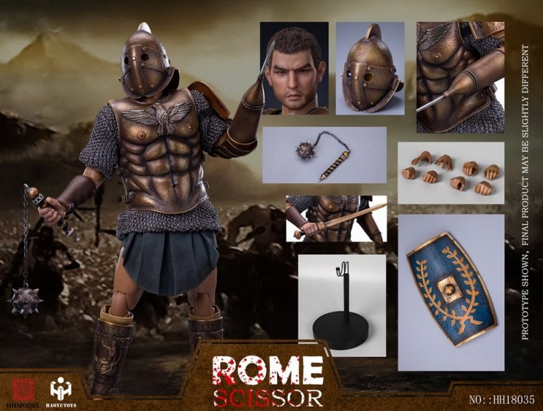 Figurka Rome Scissor (Gold Edition) - Hunting Ground Fighter 1/6 Action Figure