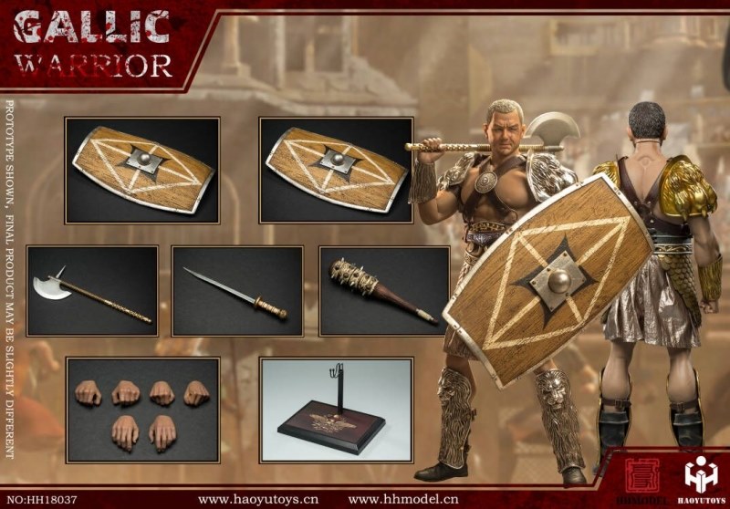 Figurka Gallic Warrior (Double Set Edition) - Hunting Ground Fighter 1/6 Action Figure