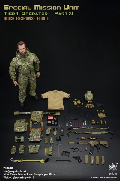 Figurka SMU Tier 1 Operator Part XI - Quick Response Force 1/6 Action Figure