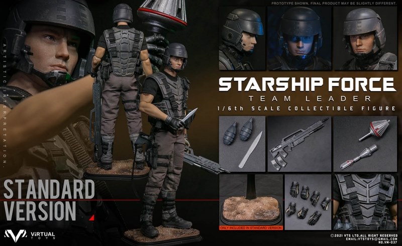 Figurka Team Leader - Starship Force Action Figure 1/6