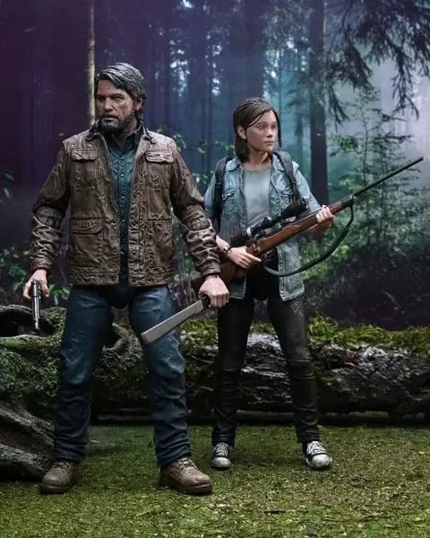 Figurky Joel and Ellie - The Last of Us Part II Ultimate Action Figure 2-Pack