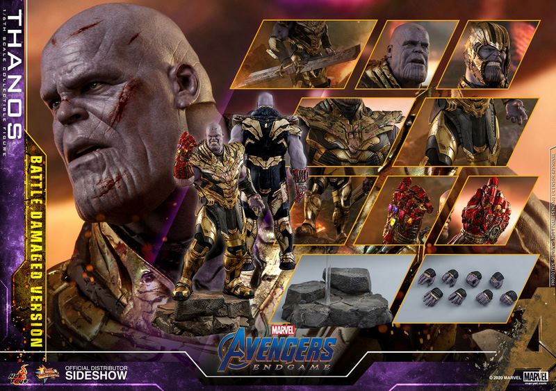 Figurka Thanos Battle Damaged Version - Avengers: Endgame Movie Masterpiece Action Figure 1/6
