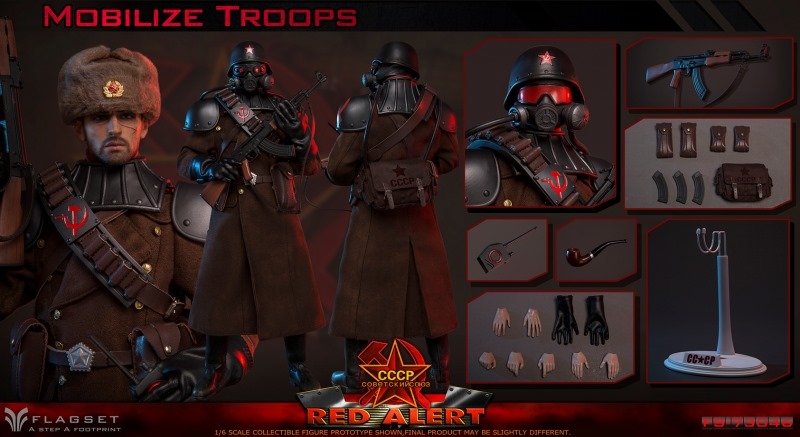 Figurka Mobilize Troops - Red Alert 1/6 Action Figure