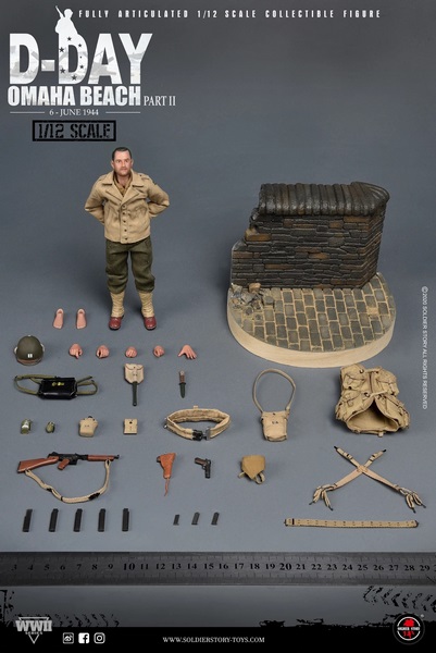 Figurka Captain - WWII U.S. 2nd Ranger Battalion 1/12 Scale Figure