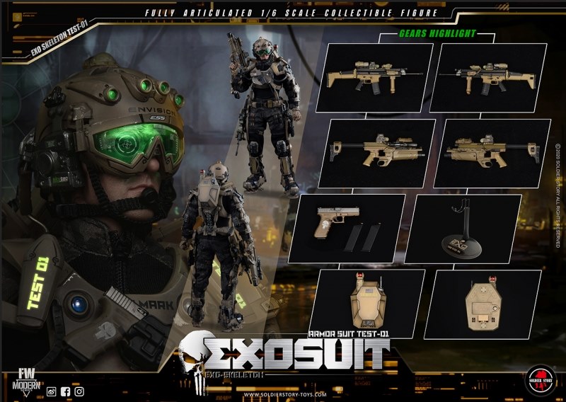 Figurka Exosuit Armor Suit Test-01 1/6 Action Figure