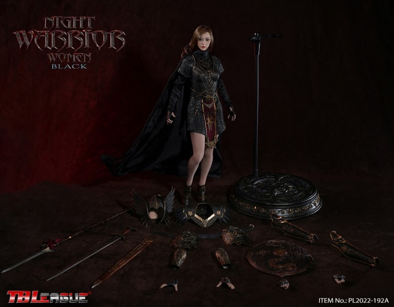 Figurka Night Warrior Women (Black) 1/6 Action Figure