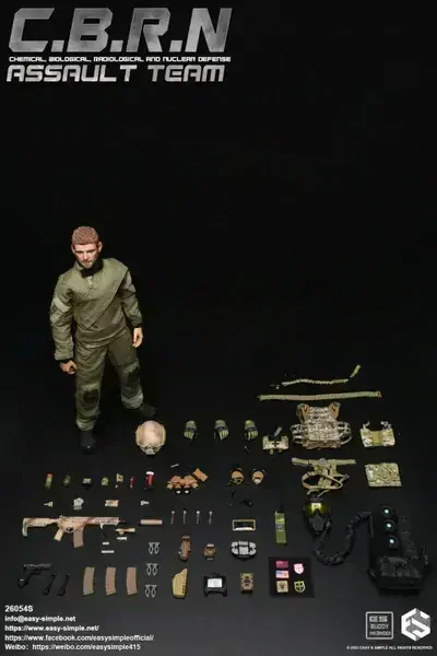 Figurka C.B.R.N. Assault Team 1/6 Action Figure