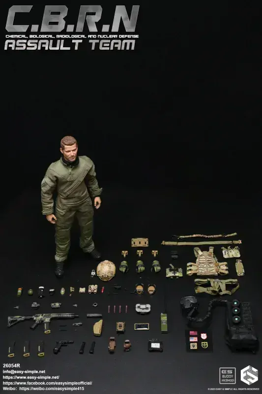 Figurka C.B.R.N. Assault Team 1/6 Action Figure