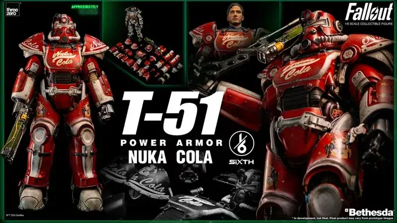 Figurka T-51 Nuka Cola Power Armor - Fallout Action Figure 1/6