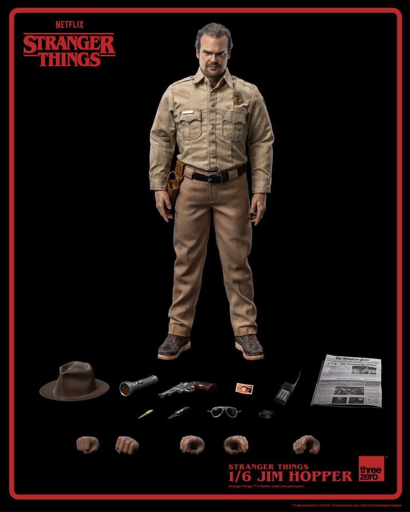 Figurka Jim Hopper (Season 1) - Stranger Things Action Figure 1/6