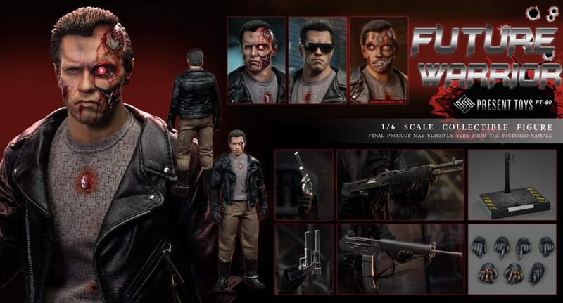 Figurka Terminator T-800 (Future Warrior) 1/6 Action Figure