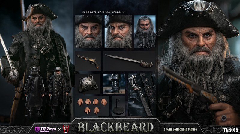 Figurka Blackbeard - Pirates Of Caribbean: On Stranger Tides 1/6 Action Figure
