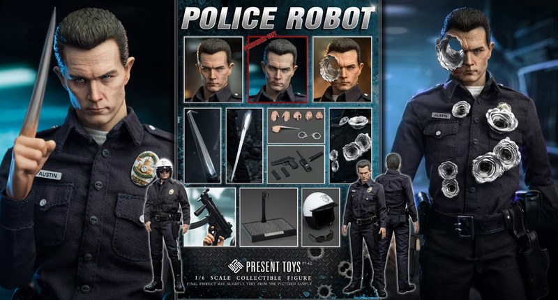 Figurka T-1000 (Police Robot) - Terminator 2-Judgment Day 1/6 Action Figure