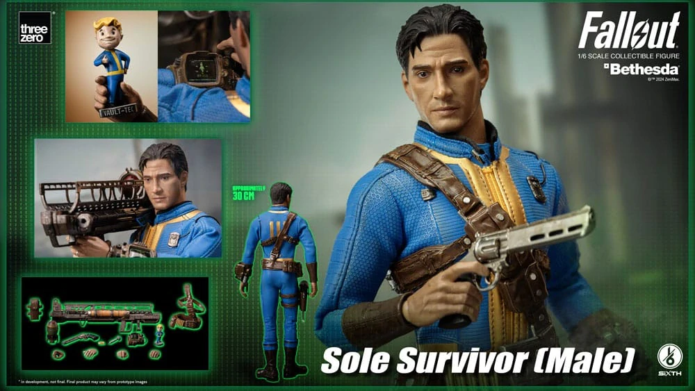Figurka Sole Survivor (Male) - Fallout FigZero Action Figure 1/6