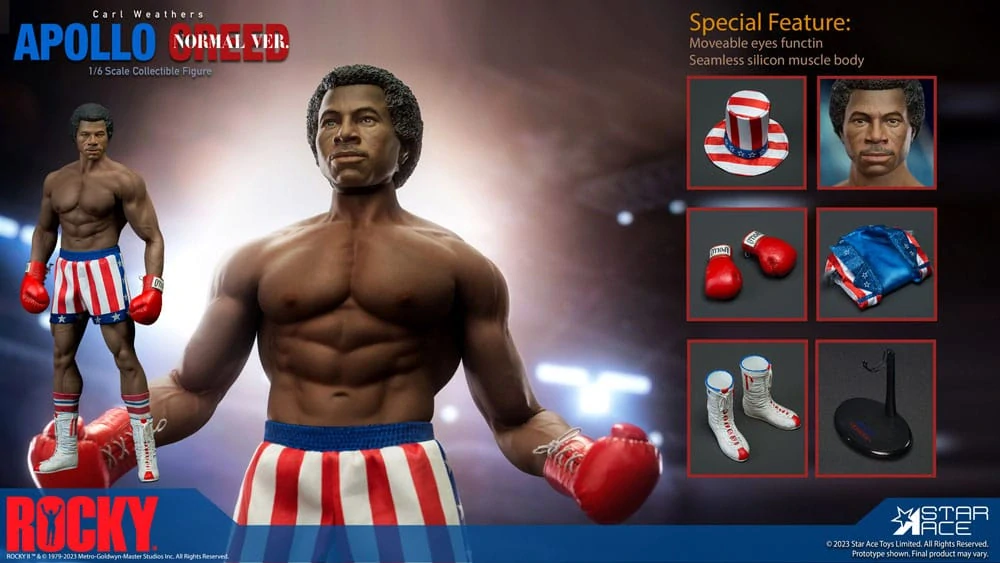 Figurka Apollo Creed Normal Version - Rocky III Figure 1/6