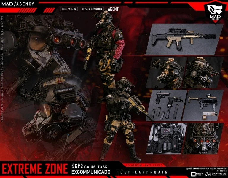 Figurka Hugh Laphroaig - Extreme Zone 1/6 Action Figure