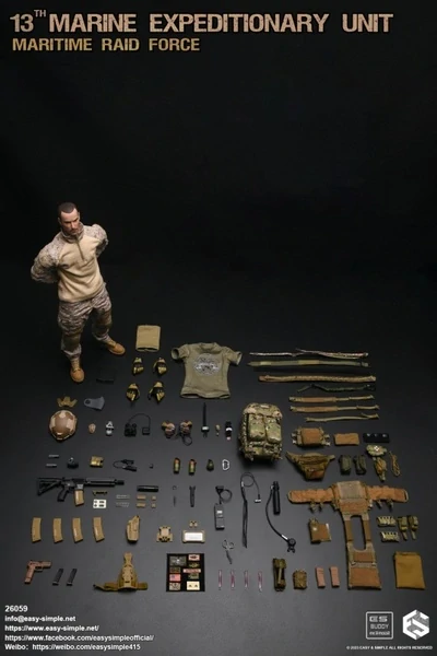 Figurka Maritime Raid Force - 13th Marine Expeditionary Unit 1/6 Figure