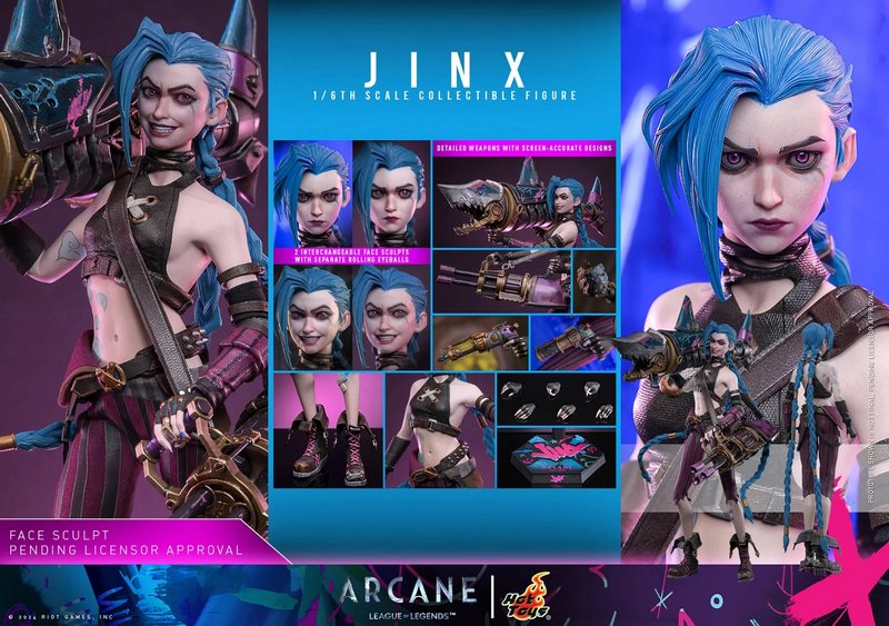 Figurka Jinx - Arcane: League of Legends 1/6 Action Figure