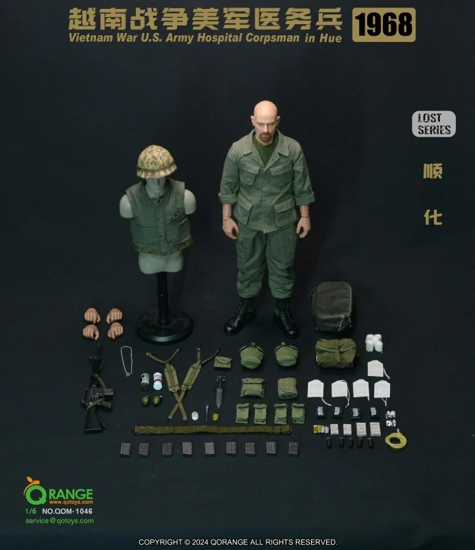 Figurka U.S. Army Hospital Corpsman in Hue 1968 - Vietnam War 1/6 Action Figure