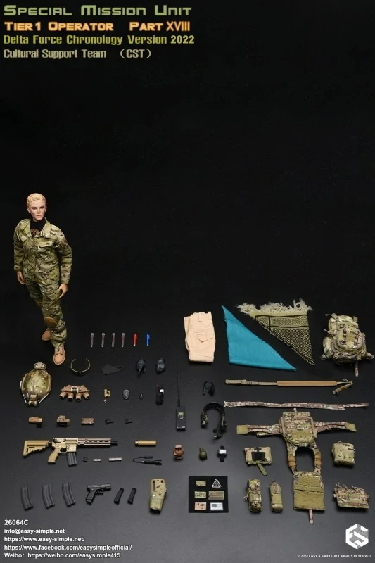 Figurka SMU Tier 1 Operator Part XVIII - Delta Force Chronology 1/6 Action Figure