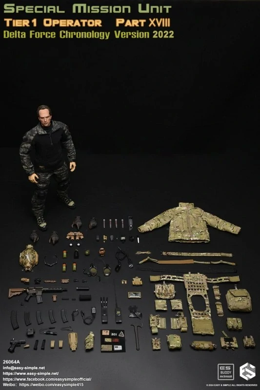 Figurka SMU Tier 1 Operator Part XVIII - Delta Force Chronology 1/6 Action Figure