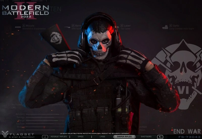 Figurka Ghost Reaper Squad - Call Of Duty Warzone 1/6 Action Figure