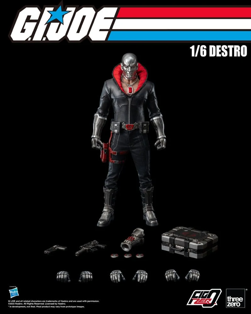 Figurka Destro - G.I. Joe FigZero Action Figure 1/6