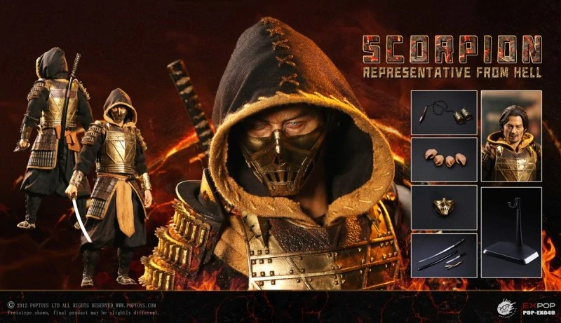 Figurka Scorpion (Representative From Hell) - Mortal Kombat 1/6 Action Figure