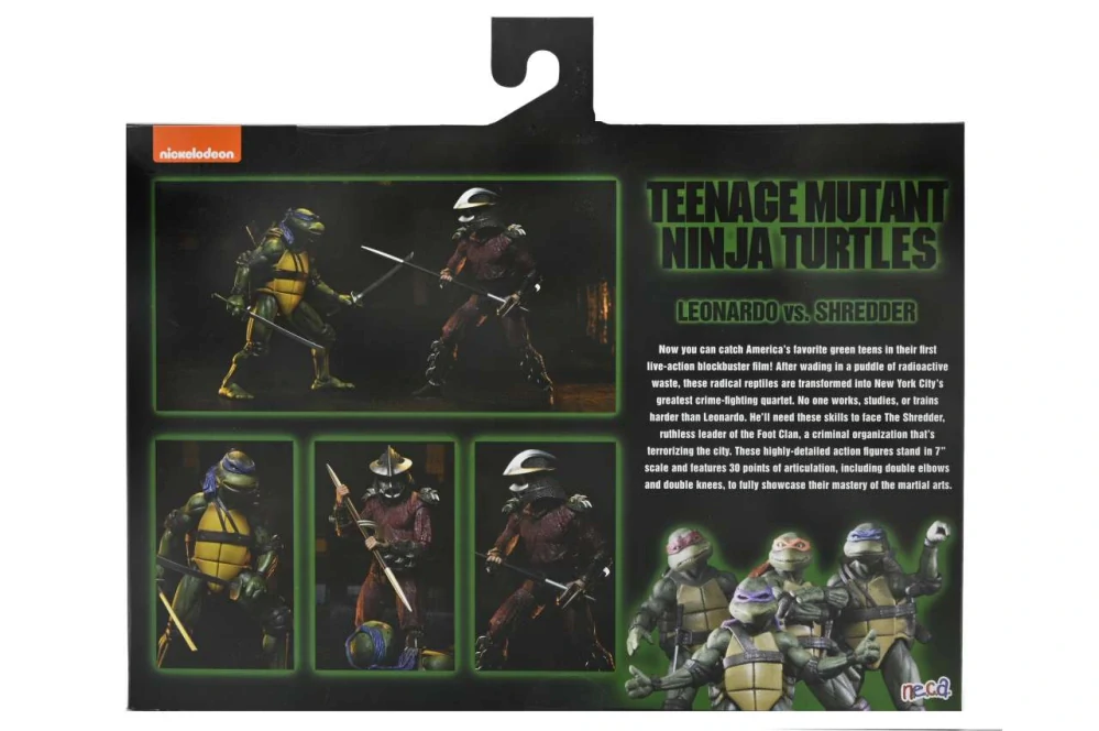 Figurky Roof Top Battle Shredder vs Leo - Teenage Mutant Ninja Turtles (1990 Movie) Action Figure