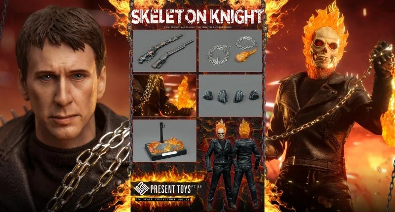 Figurka Ghost Rider (Skeleton Knight) 1/6 Action Figure