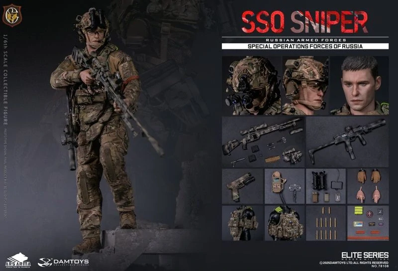 Figurka SSO Sniper - Special Operations Forces Of Russia 1/6 Action Figure