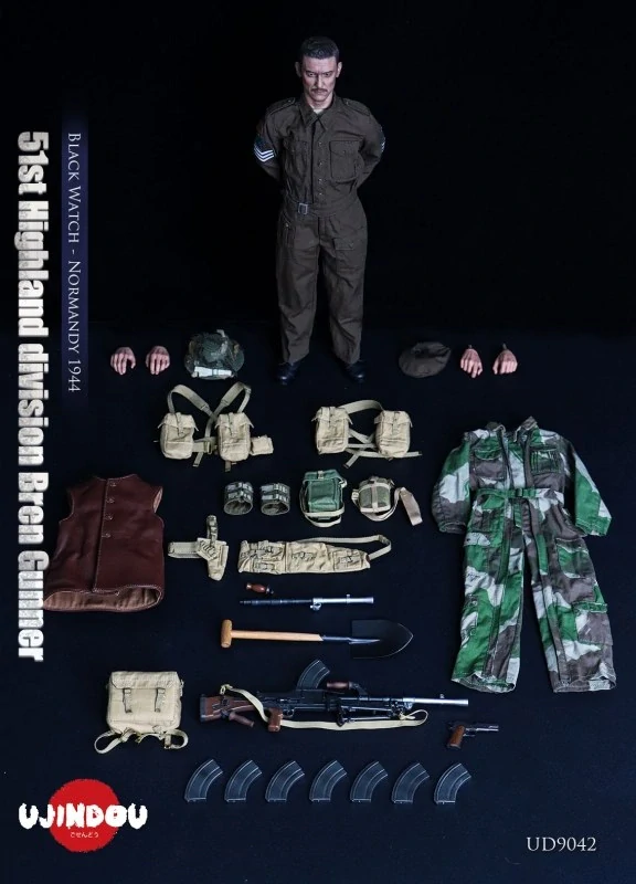 Figurka 51st Highland Division Bren Gunner - Black Watch Normandy 1944 1/6 Action Figure