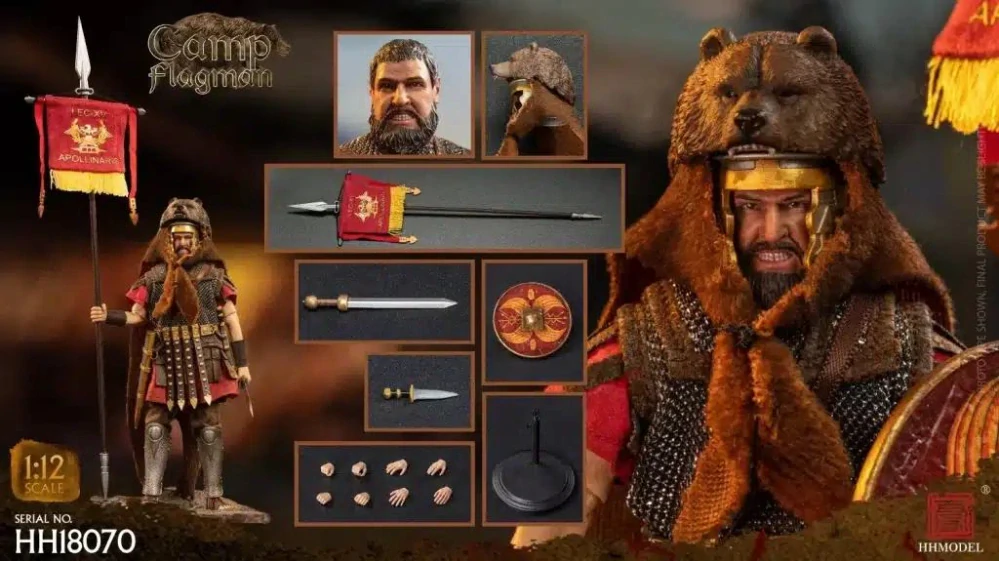 Figurka Roman Camp Flagman 1/12 Action Figure