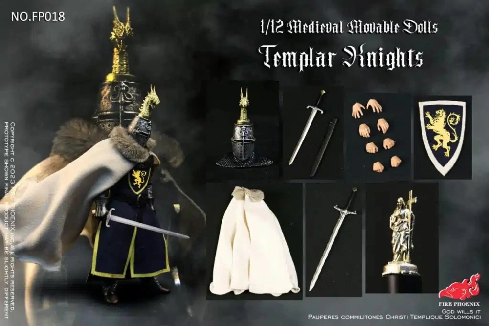 Figurka Templar Knight 1/12 Action Figure