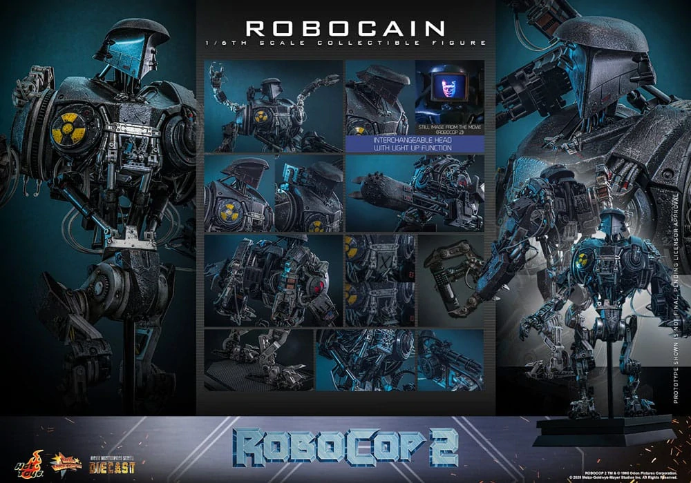Figurka RoboCain - RoboCop 2 Movie Masterpiece Diecast Action Figure 1/6